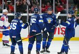 Pasaulio čempionate suomių uraganas nušlavė JAV rinktinę, kanadiečiai tik trečiame kėlinyje palaužė danus