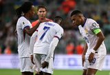 PSG įsiutęs ant Prancūzijos rinktinės dėl Dembele patirtos traumos: prieš rungtynes patarė nerizikuoti 