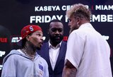 Jake'o Paulo ir Gervonta Daviso susitikimas: didžiulis ūgių skirtumas ir lažybos iš 2 mln. JAV dolerių