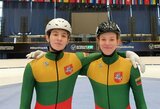 Lietuviai užbaigė pasaulio jaunimo greitojo čiuožimo trumpuoju taku čempionatą