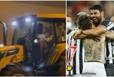 Karjerą Brazilijoje atgaivinęs D.Costa linksminasi: į gatves išvažiavo su traktoriumi