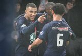 Prancūzijos futbolo taurės aštuntfinalyje – PSG pergalė prieš dešimtyje žaisti likusį „Brest“