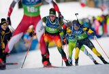 Lietuvos biatlono rinktinė nesėkmingai pradėjo olimpiadą, prancūzai nukarūnavo norvegus