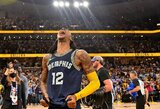 47 taškus surinkęs J.Morantas vedė „Grizzlies“ į pergalę pusfinalyje