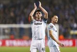 „West Ham“ žaidėjas pasipiktino UEFA sprendimu, bet savo įrašą pašalino