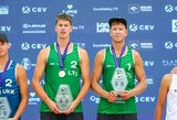 Įspūdingas tinklininkų savaitgalis: Lietuvos vyrai triumfavo Varšuvoje, moterys pelnė sidabrą Budapešte