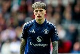 Alejandro Garnacho jaučiasi laimingas „Man Utd“ komandoje, nepaisant gandų dėl ateities