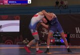Europos U20 imtynių čempionatas: Andriuška neapsigynė nuo azerbaidžaniečio atakų