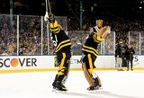 NHL rungtynėse po atviru dangumi absoliutūs lygos lyderiai „Bruins“ patiesė „Penguins“
