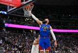Valančiūnas sužaidė geriausias serijos rungtynes, „Nuggets“ sušvelnino skirtumą
