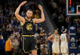 „Warriors“ ir su tragišku S.Curry taiklumu palaužė „Jazz“ 