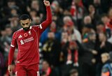 „Liverpool“ nutraukė pralaimėjimų seriją, Mohamedas Salah dar kartą įsirašė į klubo istoriją
