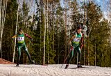 Lietuvos biatlono rinktinė Europos čempionate pateko į dešimtuką