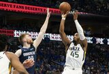 NBA atkrintamosios prasidėjo „Jazz“ pergale Dalase