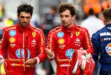 „Jis per dažnai skundžiasi“: po Ispanijos GP – „Ferrari“ pilotų apsižodžiavimas