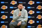 „Lakers“ pristatytas L.Dončičius: apie šokiruojantį momentą, prisiminimą apie K.Bryantą, L.Jameso skambutį ir gerą motyvaciją