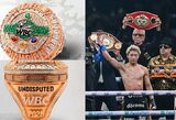Pasaulio čempionui WBC įteikė žiedą su 626 brangakmeniais – kaina atima žadą