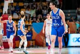 Europos moterų čempionate būsimos lietuvių varžovės pralaimėjo italėms