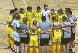 Lietuvos moterų futsal rinktinė sužinojo varžoves Europos čempionato atrankoje
