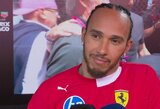 „Pyksti ant manęs?“: po nejaukaus Lewiso Hamiltono pokalbio su inžinieriumi – tyla