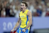 A.Duplantis paskutiniu šuoliu 9-ą kartą pagerino pasaulio rekordą ir apgynė olimpinio čempiono titulą