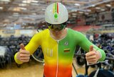 Europos dviračių treko čempionato pirmąją dieną – svari persekiojimo lenktynių komandos paraiška
