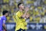 Grubi vartininko klaida paskutinėmis akimirkomis sutrukdė Ronaldo iškovoti pirmąjį Saudo Arabijos lygos titulą
