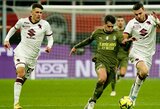 G.Gineičio debiutas Italijos „Serie A“ lygoje: nenusileista „Milan“ žaidėjams ir minutes sutrumpinusi geltona kortelė