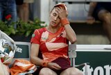 „Roland Garros“ turnyre – 3-ias ilgiausias moterų mačas istorijoje ir sunegalavusi ukrainietė