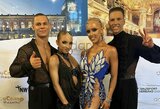 Europos jaunimo čempionate abi Lietuvos šokėjų poros pateko į ketvirtfinalį
