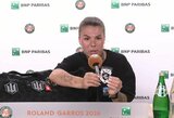 Ukrainietė prieš mačą su ruse pratrūko: „Paklauskite, ką ji mano apie tai“