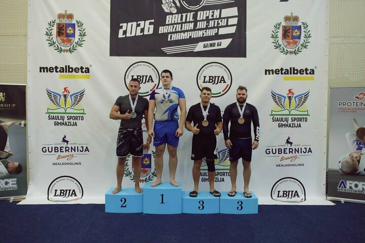 Lietuvos džiu-džitsu atstovai triumfavo Baltijos čempionate