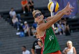 A.Rumševičius ir T.Staševičius paplūdimio tinklinio turnyre Omane neatsilaikė prieš brazilus
