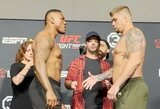 J.Collier UFC svėrimuose supyko ant rankos jam nepaspaudusio M.Usmano: „Vien tai, kad tavo brolis gali kautis, nepadaro tavęs geru kovotoju“