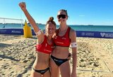 Tinklininkės M.Paulikienė ir A.Raupelytė įveikė „Pro Beach Tour Challenge“ turnyro Meksikoje kvalifikaciją