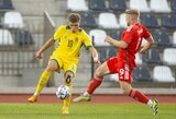 Pirmavusi Lietuvos U-21 futbolo rinktinė nusileido Velsui