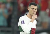 Portugalijos treneris peržiūrėjo epizodą, kuomet buvo keičiamas C.Ronaldo: „Man tai visiškai nepatiko“