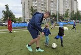 FK „Ataka“: futbolo treniruotėse – ne tik vaikai, bet ir tėveliai