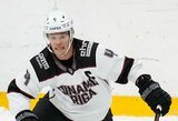 Rygos „Dinamo“ KHL rungtynėse praleido 8 įvarčius, U.Čižas Norvegijoje pasižymėjo rezultatyviu perdavimu