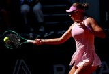 „Roland Garros“ turnyre – sensacinga Anisimovos nesėkmė ir Osakos iššūkis Sabalenkai