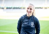 Lietuvos moterų futbolo rinktinės kapitonės mintys prieš laukiantį susitikimą: „Priešakyje – stipri komanda, bet esame pasiruošusios kovai“