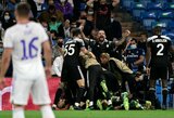 Čempionų lyga: sensacingas „Real“ pralaimėjimas namuose Moldovos ekipai, triuškinantis „Liverpool“ laimėjimas ir paskutinę minutę „AC Milan“ padovanota pergalė „Atletico“