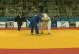Augustą Šlyterį Tbilisyje sustabdė pasaulio dziudo čempionas