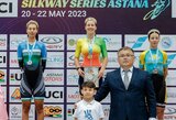 Lietuvos treko dviratininkai Kazachstane iškovojo 6 medalius