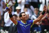R.Nadalis „French Open“ turnyre demonstruoja nepriekaištingą žaidimą, šeštoji pasaulio raketė krito trileryje