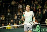 Daviso taurė: dvikovą Liuksemburge pradės E.Butvilas, R.Berankis jau išvyko namo