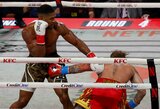 Anthony Joshua prireikė šešių raundų, kad įveiktų Jake'ą Paulą