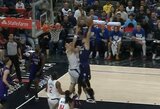 Įspūdingai įdėjęs D.Sabonis atliko 20-ąjį sezono trigubą dublį