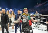 Sergejus Maslobojevas ir vėl „Glory“ čempionas! Tarikas Khbabezas neatlaikė lietuvio spyrių