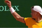 ATP 1000 turnyre – įspėjimas H.Rune už nekaltą gestą ir rekordinė N.Djokovičiaus pergalė